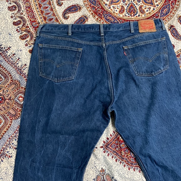 Men's Levi's 501 Button Fly Jeans 48x30 - Picture 7 of 12